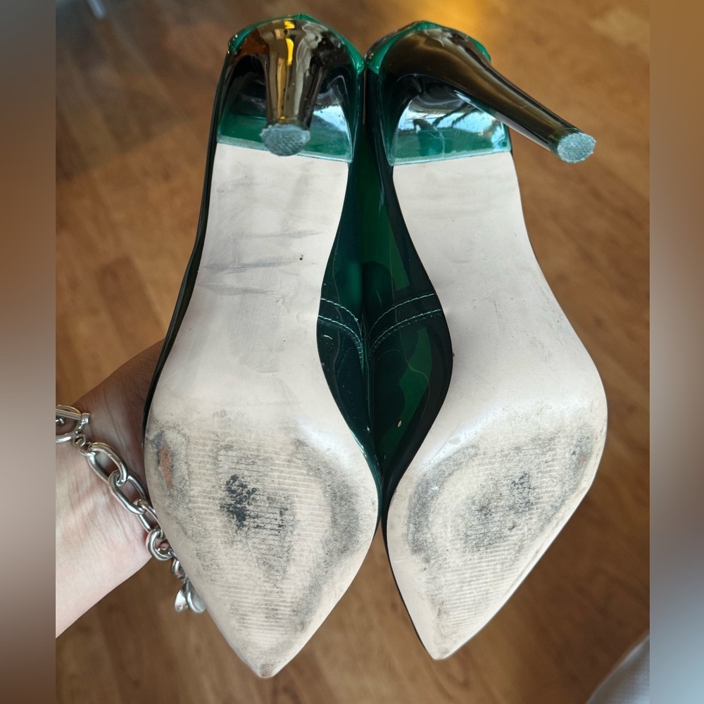 Steve Madden Women’s Tamper Pump Stiletto Heel in Dark Green Size: 8.5 - Picture 7 of 7
